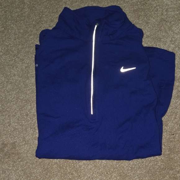 Nike Jackets & Blazers - Nike Deep Blue Half-Zip Pullover